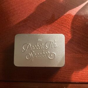 The pocket tin speaker